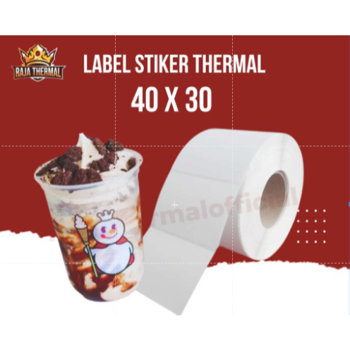 

Label Sticker Mixue Thermal 40x30 1 Line isi 800