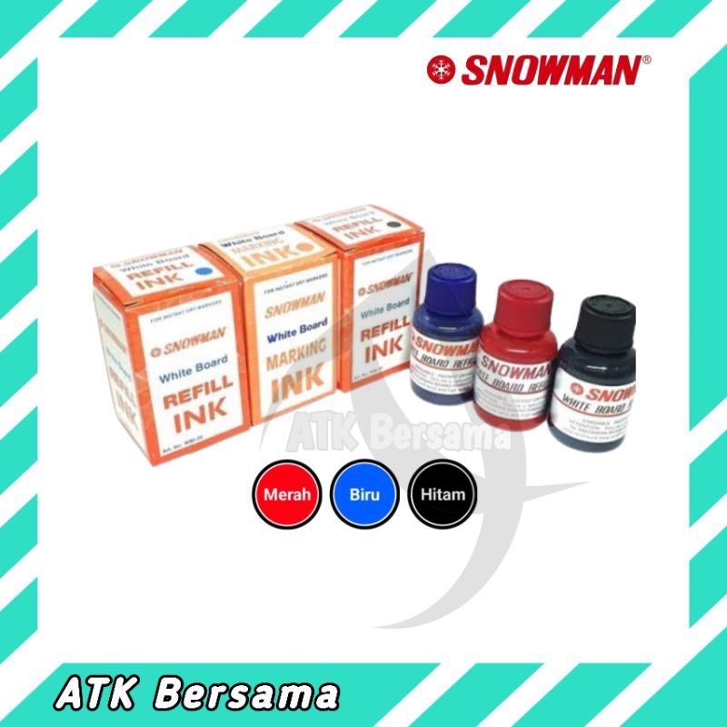 

Tinta WBI Snowman Bisa Di hapus 12 Pcs / 1 Lusin