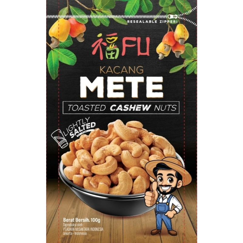 

Kacang Mede kualiatas export - 100 gr / Toasted Cashew Nuts export quality - 100 gr