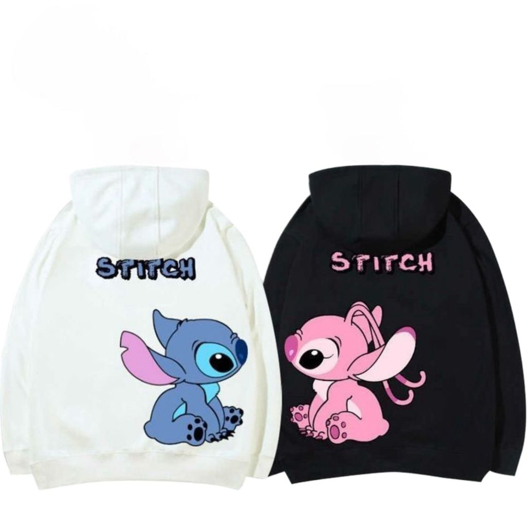 HOODIE STITCH & LILO WANITA TERBARU
