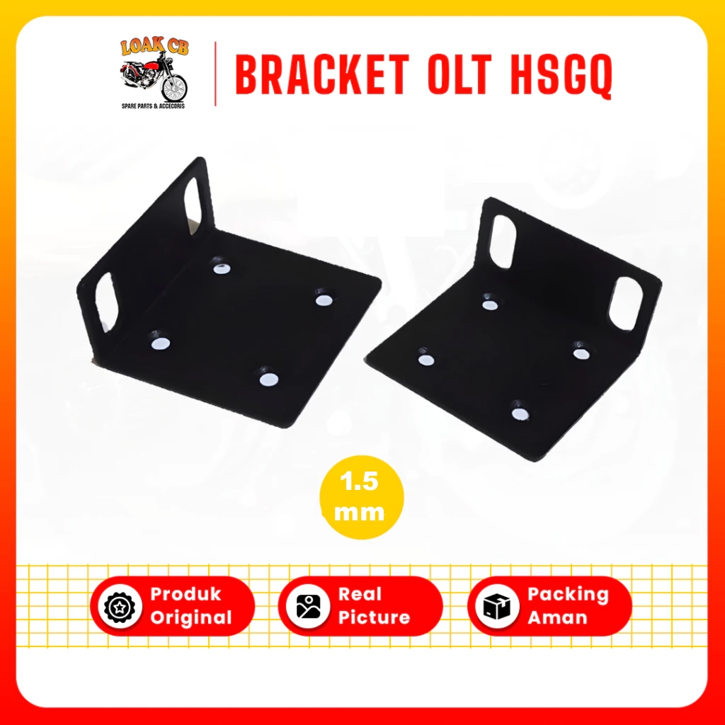 Bracket OLT HSGQ Breket Dudukan Pangkon Optical Line Terminal Layanan Jaringan Fiber Optik Pasif