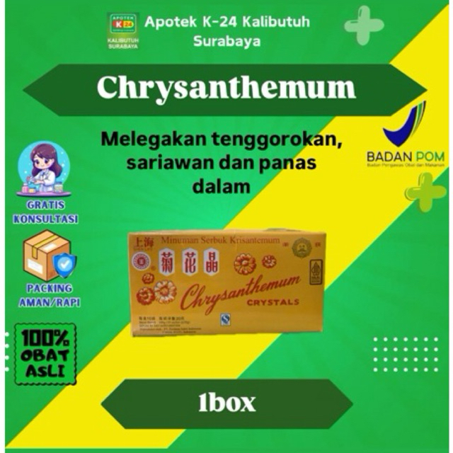 

Chrysanthemum (1box) minuman serbuk kesehatan