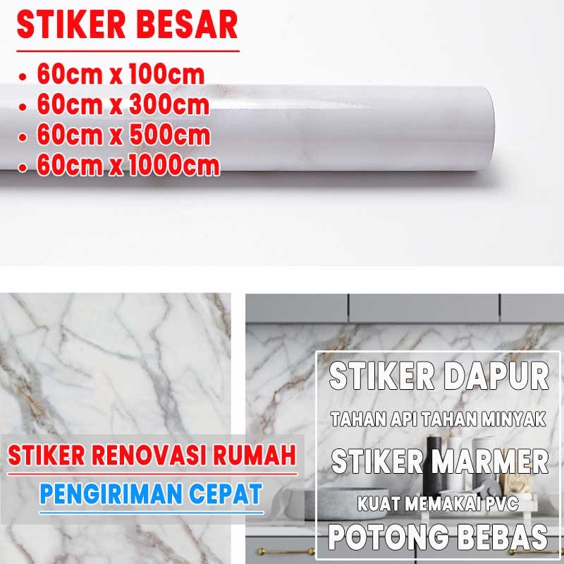 【Pengiriman cepat】stiker meja kompor walpeper dinding dapur wallpaper dapur anti minyak welpaper din