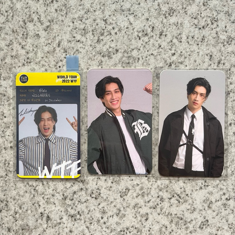 Official Photocard BOC BeOnCloud Bible Sumettikul KinnPorsche Benefit KPWT WTF 2022 Sendoff Lively S
