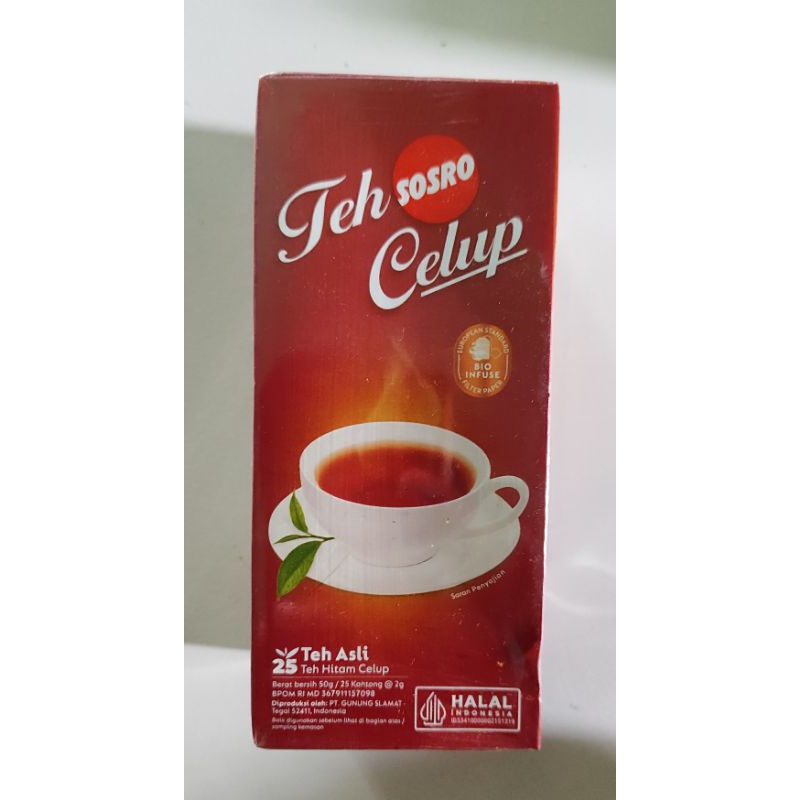 

TEH CELUP SOSRO 25ktg X 2 Box
