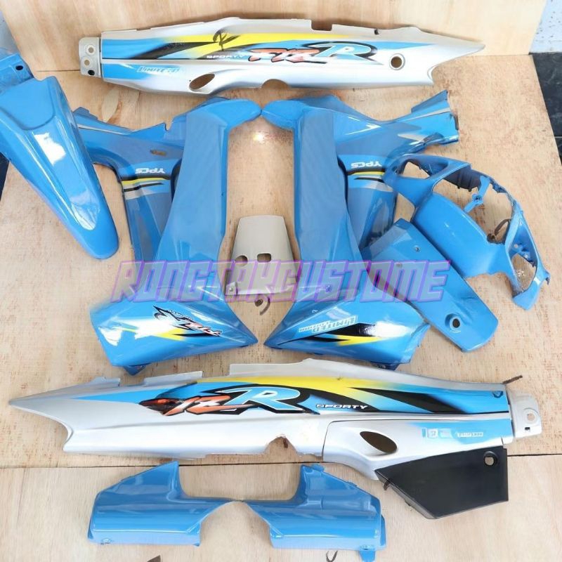 cover body fiz r f1zr fizr limited edition biru muda full set halus yamaha fiz r f1zr le biru cover 