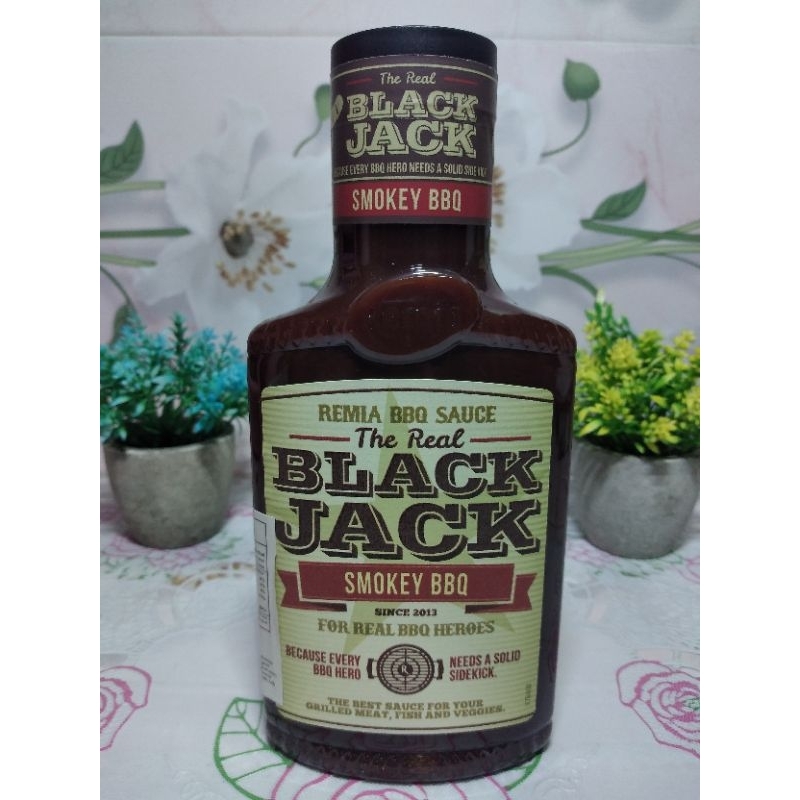 

remia bbq smokey sauce black jack 450 gr