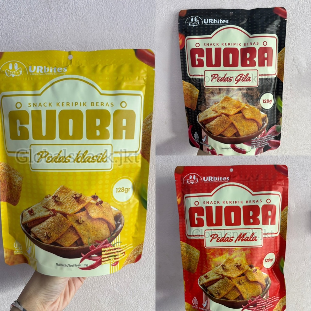 

URBITES GUOBA SNACK KERIPIK BERAS PEDAS GILA / PEDAS MALA / PEDES KLASIK