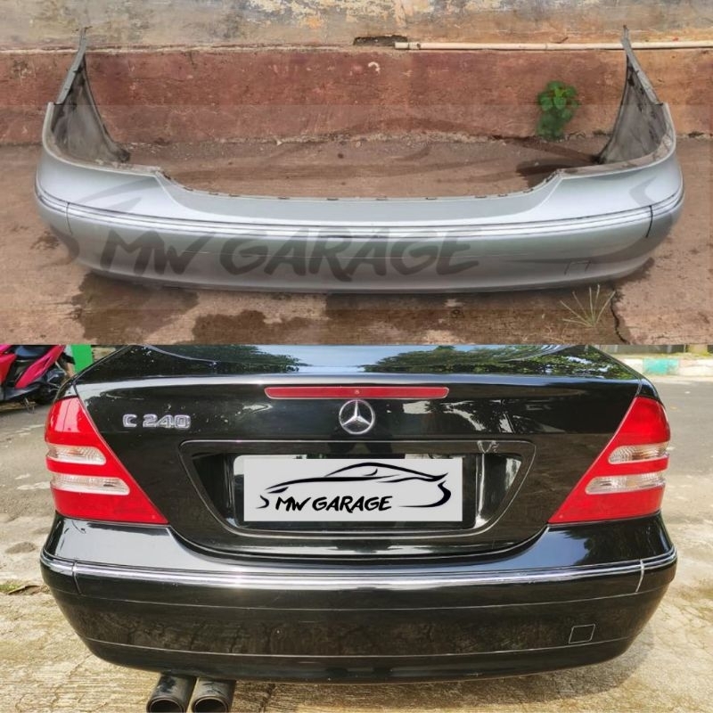 Bumper belakang Mercedes C204 W203 Original 2003 2004 2005