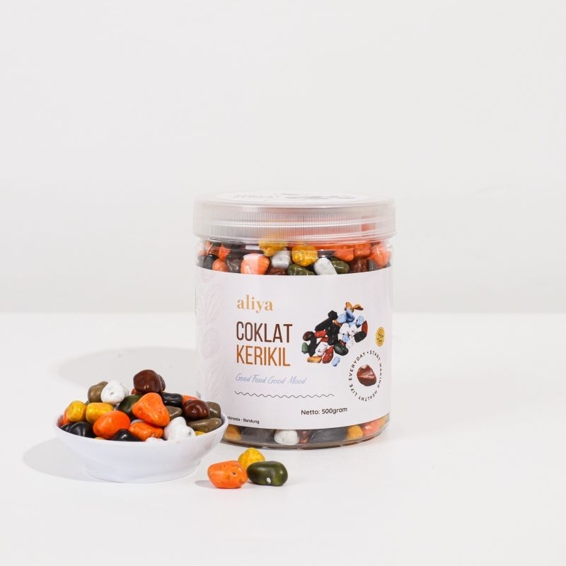 

Coklat batu kerikil coklat unik Aliya 250gr original