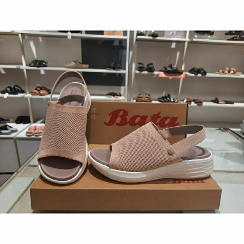 Bata Comfit Cushion Sandal Tali Wanita Rajut