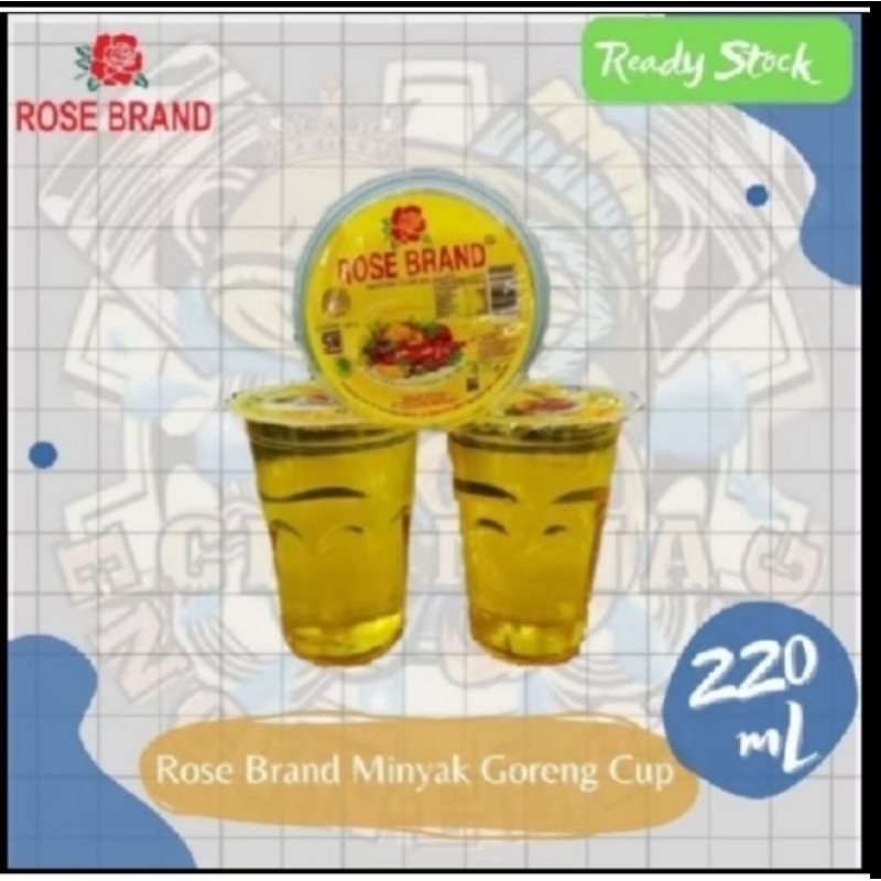 

MURAH Minyak Goreng Rose Brand kemasan Cup ( 220ml )