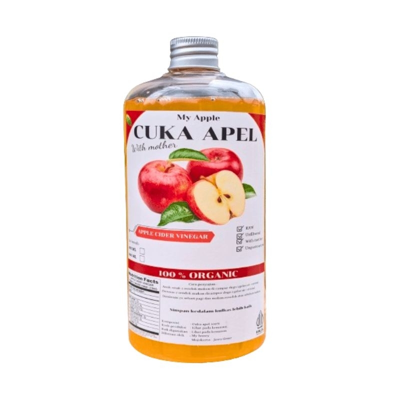 

Cuka Apel Grade A Apple cider vinegar 500 ML