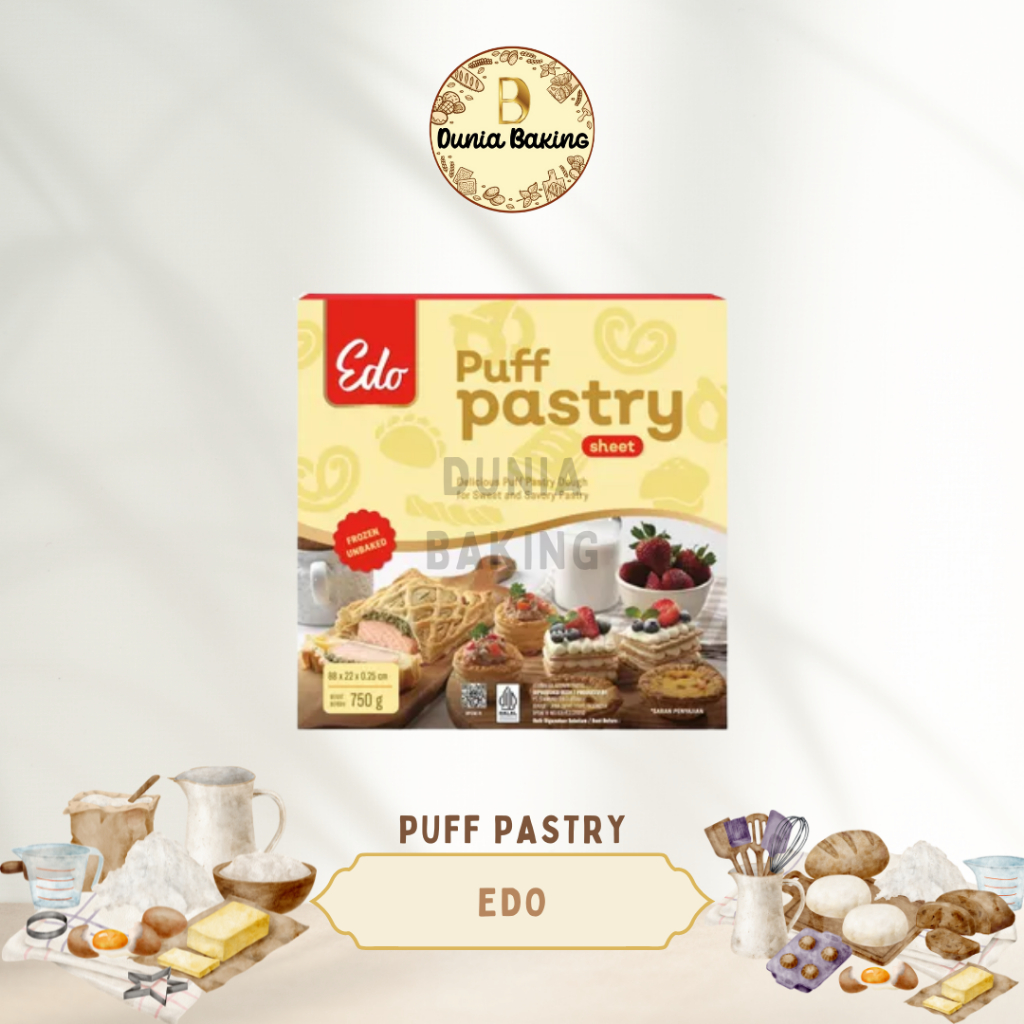

Edo puff pastry 750gr | Puff pastry - INSTANG SAJA
