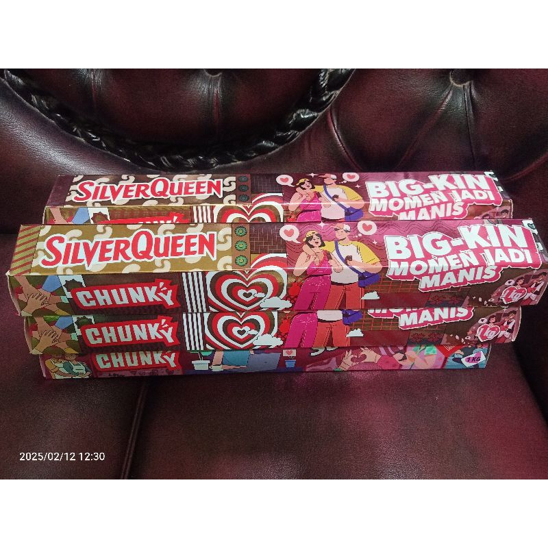Coklat Silverqueen Chunkybar 1 Kg Big King Of Bars Silver Queen Chunky Bar 1kg