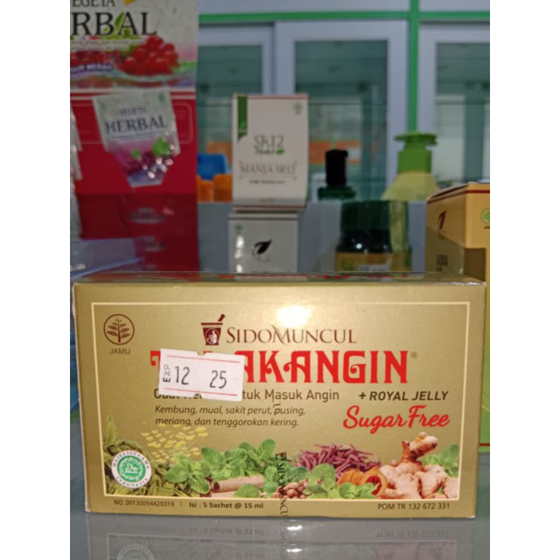 Tolak Angin Sugar Free