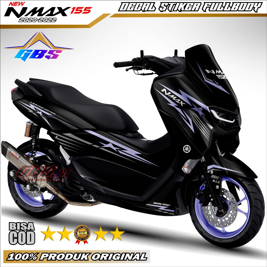 TERBARU Decal Stiker Nmax 155 New Fullbody 2020 2021 2022 2023 Fullbody Sticker Decal Nmax Fullbody