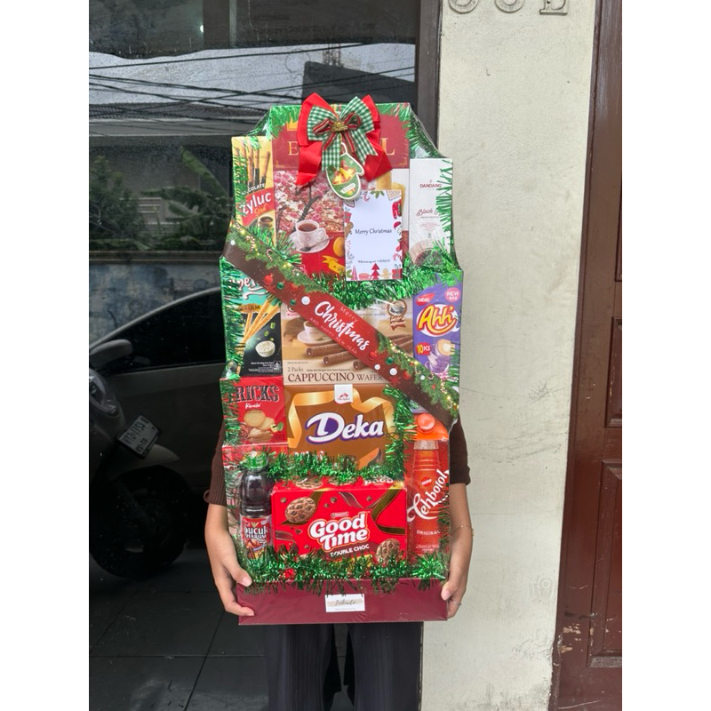 

PARCEL/ HAMPERS IDUL FITRI LEBARAN CHRISTMAS IMLEK SIZE JUMBO