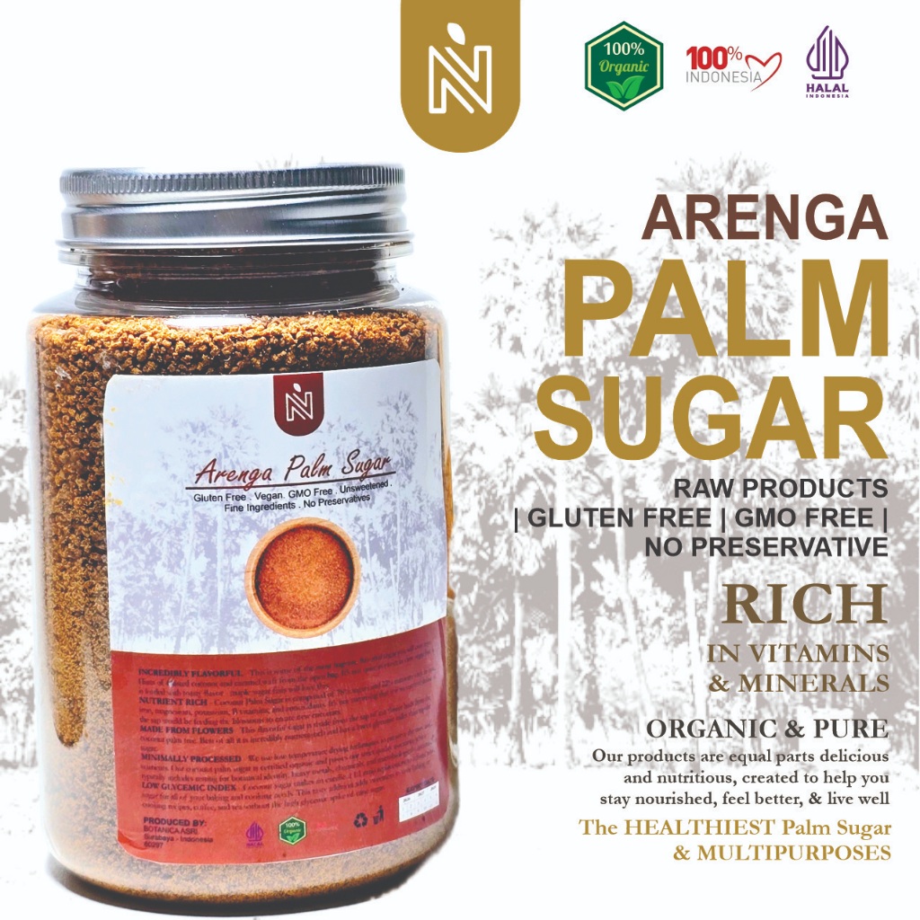 

BENUTRIVA Arenga Palm Sugar/Gula Aren Premium Grade A