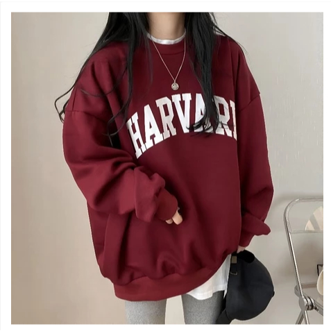 Sweater H A R VARD Korean Street Style Big Size Oversize L XL XXL 2XL 3XL 4XL 5XL 6L Crewneck Boy Gi