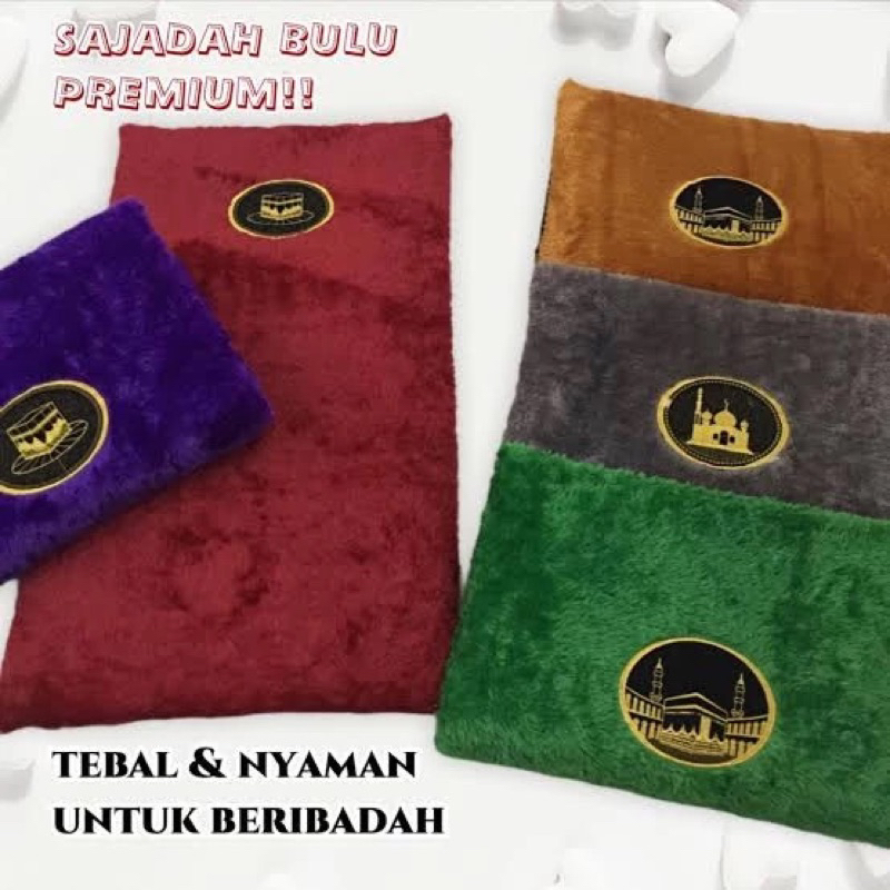 SAJADAH BULU RASFUR | SAJADAH PREMIUM | SAJADAH KAIN BULU | SAJADAH DEWASA | PROMO SAJADAH BISA COD