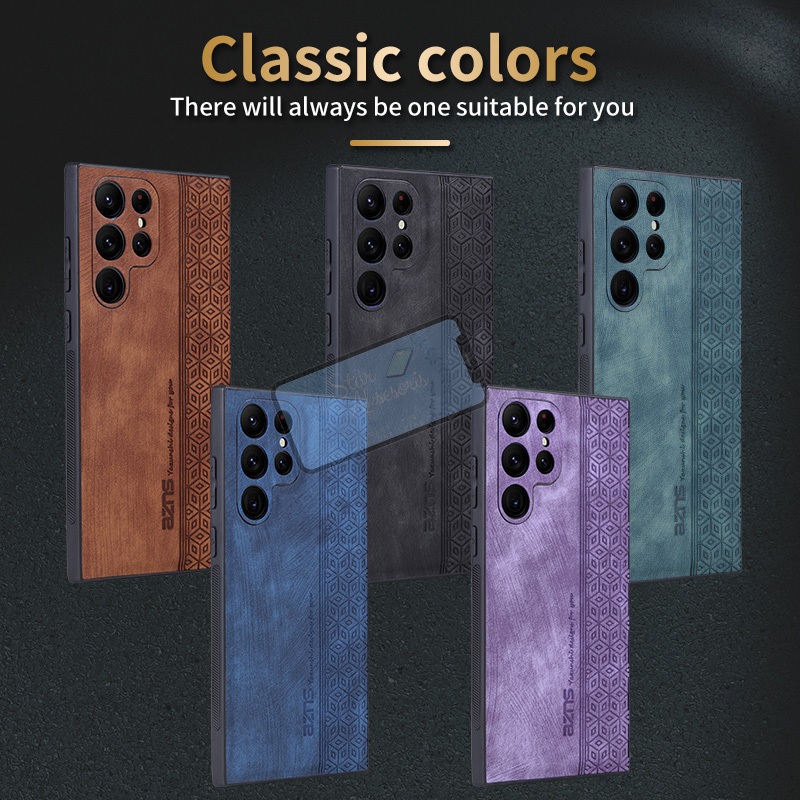 Case Aesthetic Samsung S23 Ultra Original Azns Luxury Aesthetic Retro S23 Ultra Case