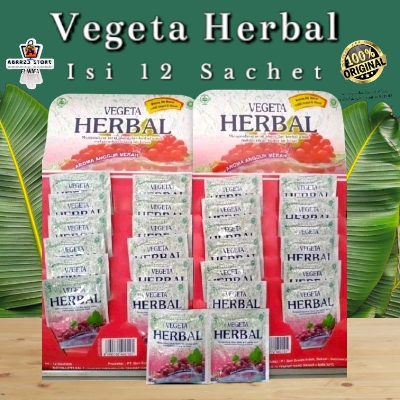 

Vegeta Herbal isi 12 Sachets - Original #VegetaHerbal