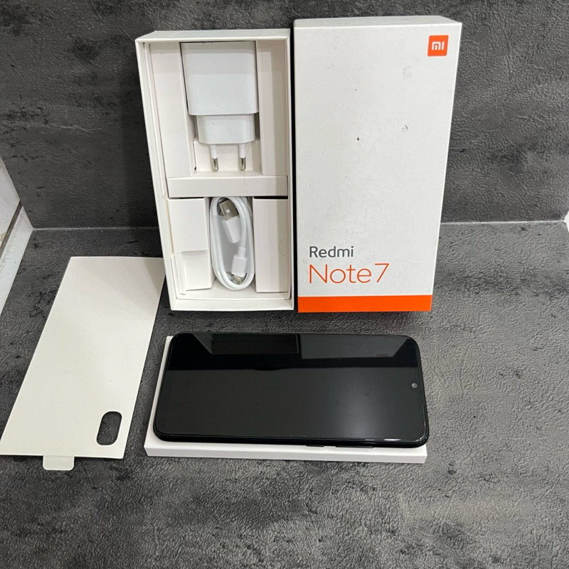 Redmi Note 7 4/128gb Fullset Second Garansi Resmi