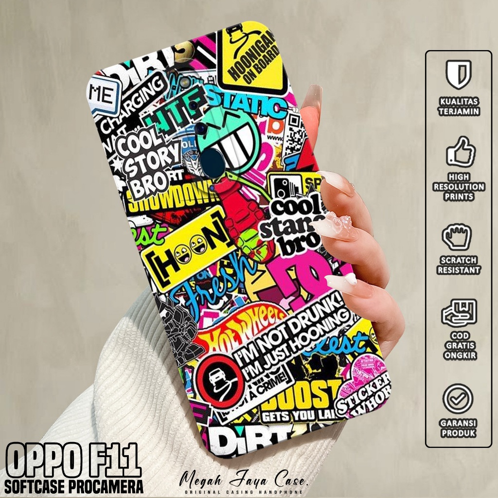Softcase Hp OPPO F11 - Casing Hp OPPO F11 Motif GRAFF - Silikon Hp - Case OPPO F11 - Kesing Hp OPPO 