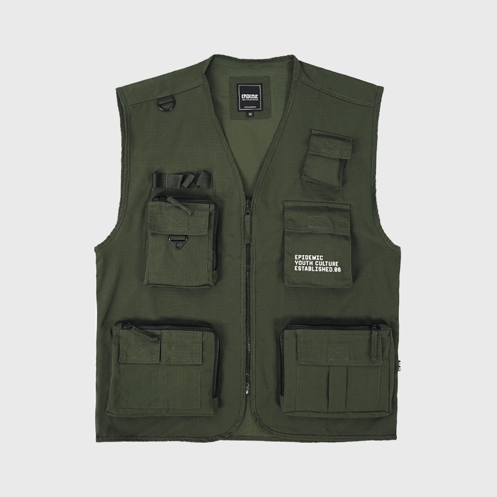 KODE K49U Epidemic Tactical Vest  Rompi Green Warlord