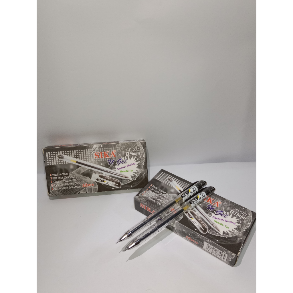 

(1 Pcs) Pulpen Sika GP-002 Murah / U Gel / Gel Pen 0.5mm Sika GP-002 Easygel Murah