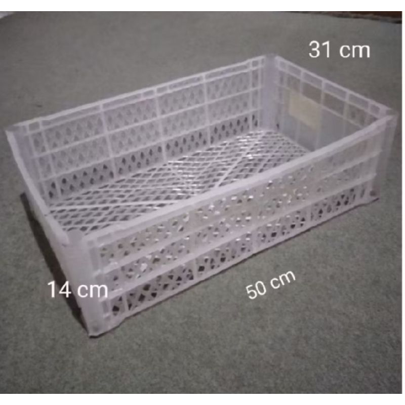 KERANJANG KOKOH BOX SERBAGUNA BEKAS BUAH KIWI 14X31X50