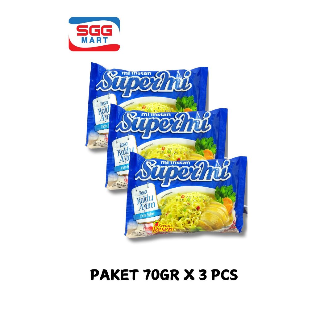 

Supermi Kaldu Ayam 70gr [Paket isi 3]