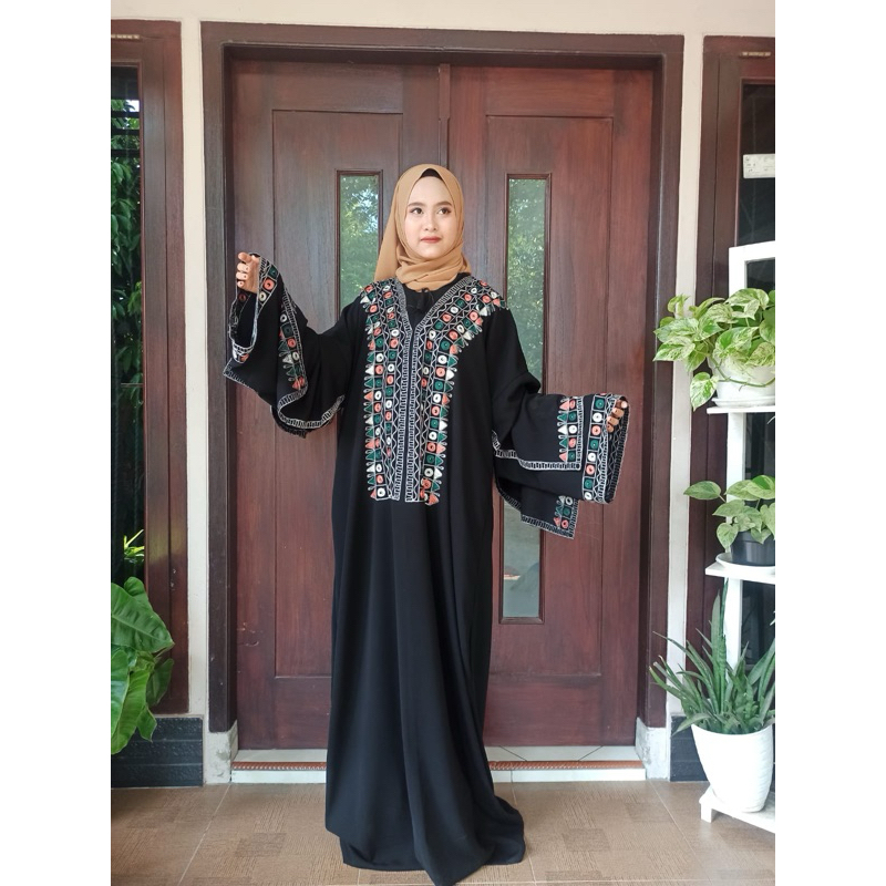 ABAYA SHOLAT JETBLACK BONANZA/ABAYA SHOLT LENGAN TUMPUK/ABAYA SHOLAT POLOS PREMIUM/ABAYA SHOLAT/MUKE