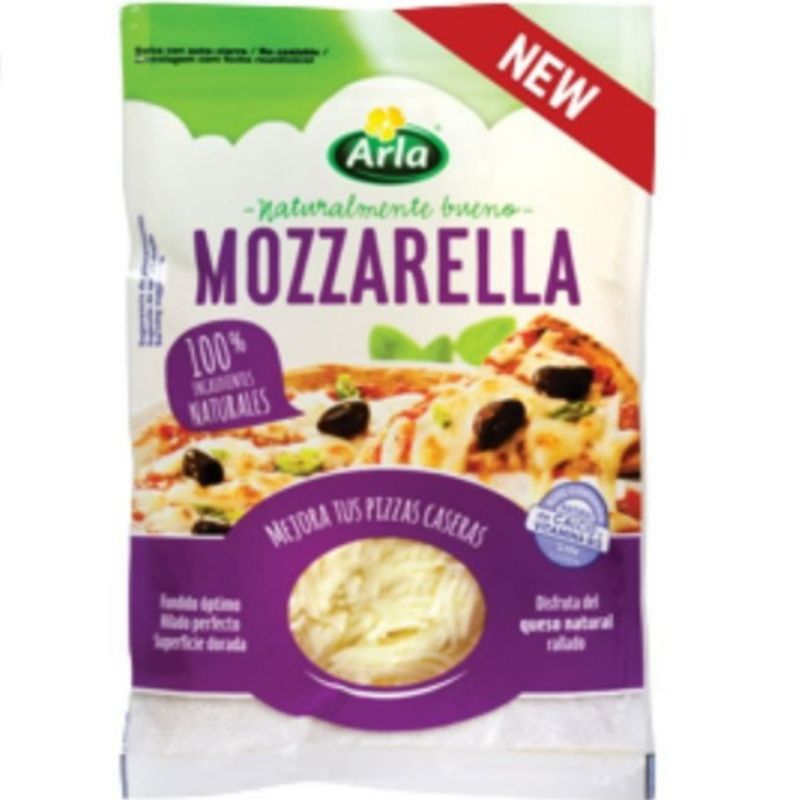 

Arla Mozzarella Cheese Shredded 175gr / Keju Parut Mozarela