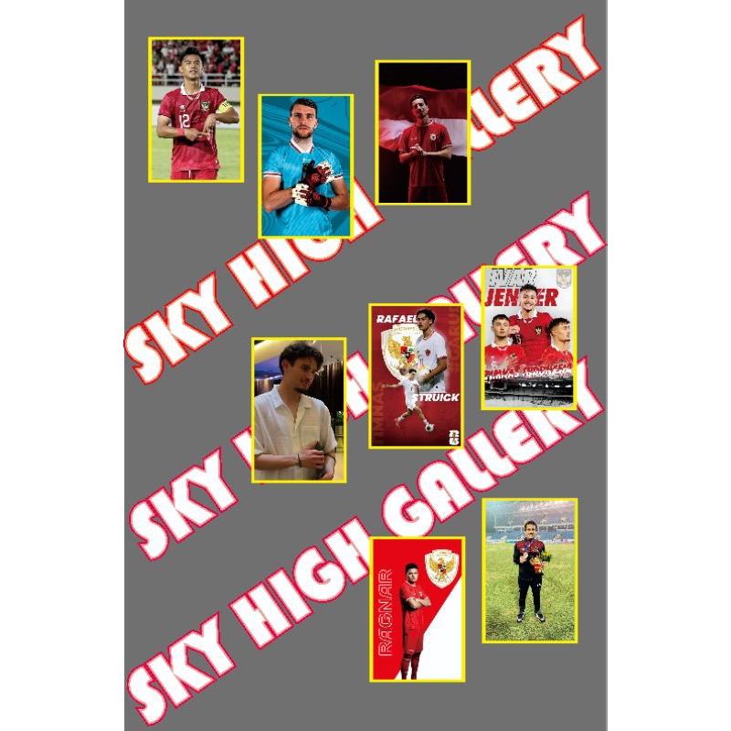 PHOTOCARD TIMNAS INDONESIA ISI 50 PCS