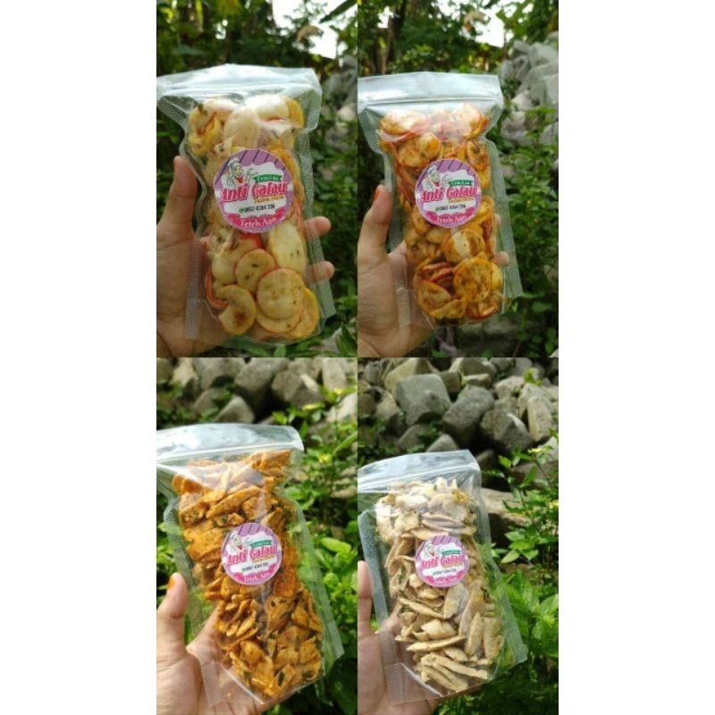 

Kerupuk sbring PEDAS daun jeruk