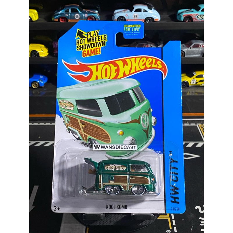 Hot Wheels Kool Kombi Super Treasure Hunt STH $TH THS Surf Shop Green