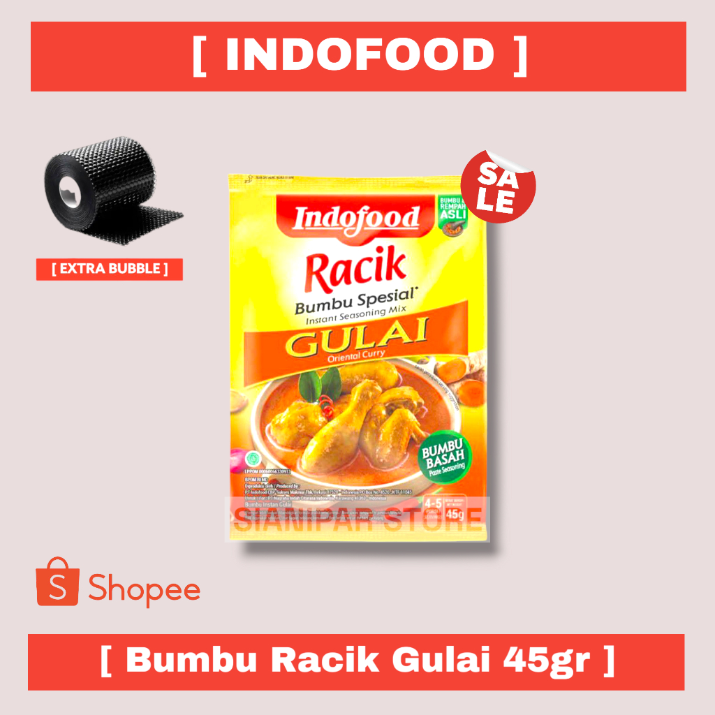 

INDOFOOD BUMBU SPESIAL RACIK GULAI PCK 45g