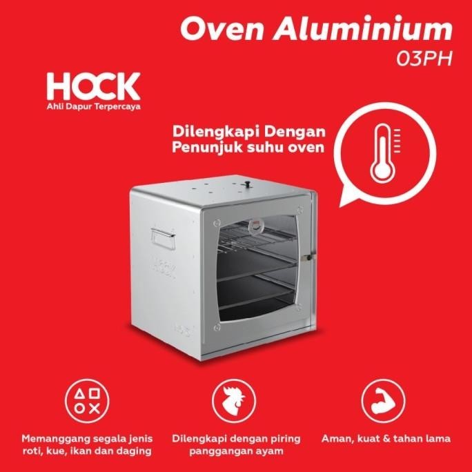 Oven HOCK Alumunium No. 3 Putaran Hawa / oven kompor gas / oven hock BATAM