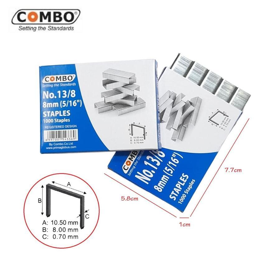 

Isi Staples COMBO 13/8 ( 5/16 8mm )
