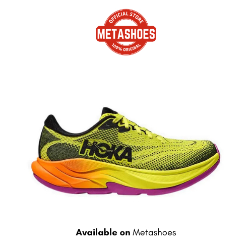 Sepatu Running Hoka Rincon 4 Men's Running Shoes - Hoka Citrus/Black Original