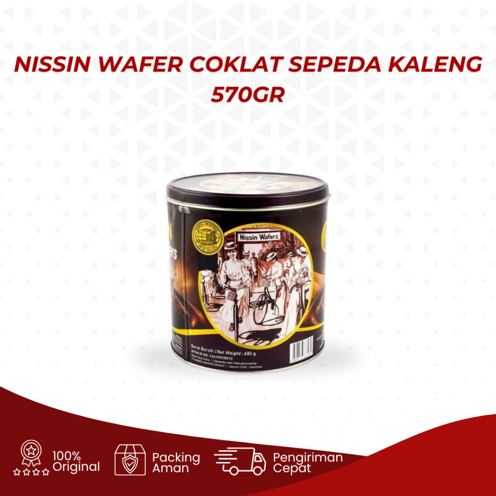 

Nissin Wafer Coklat Sepeda Kaleng 570gr