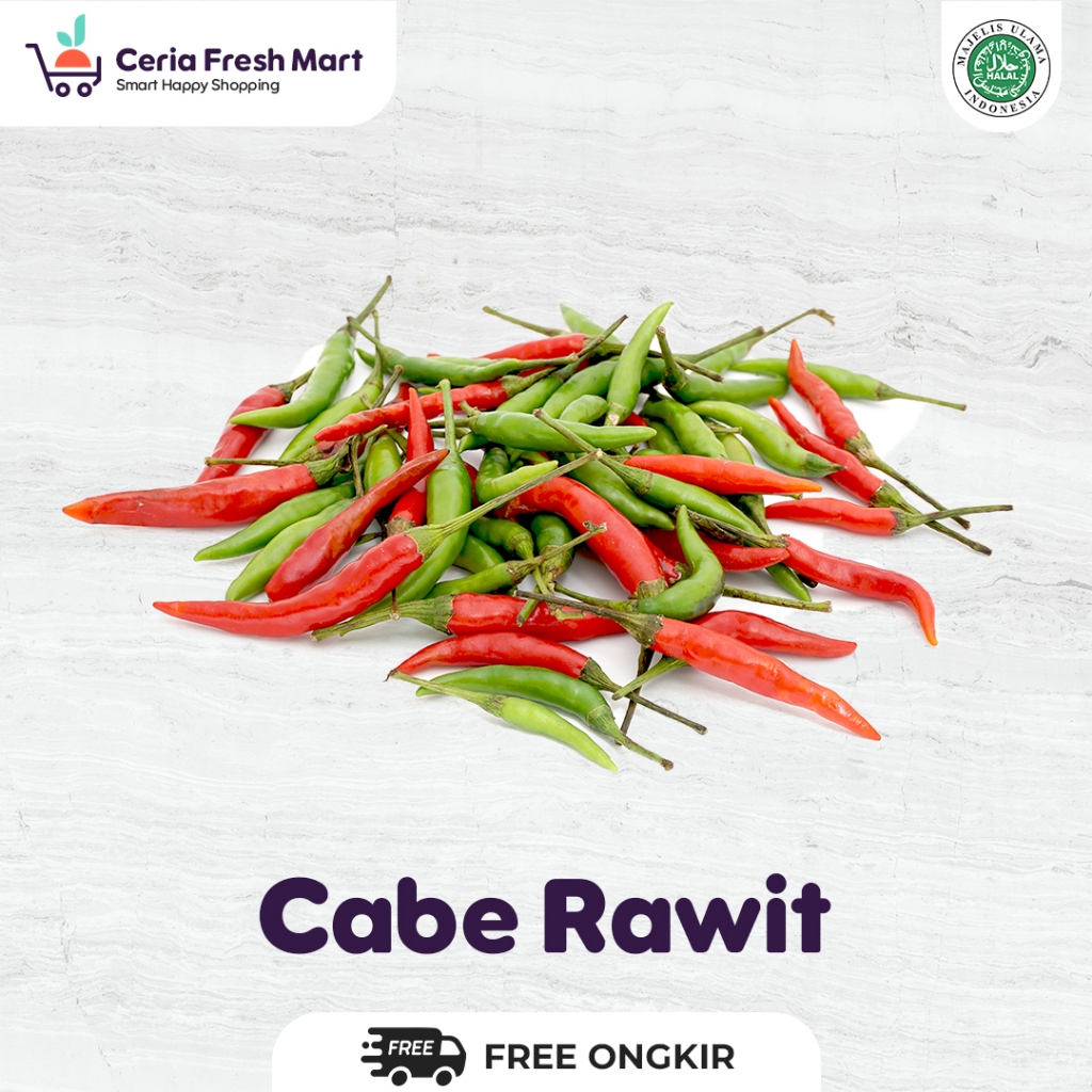 

CABE RAWIT | CABE RAWIT MERAH | CABE PEDAS | CABE RAWIT FRESH | 500GR