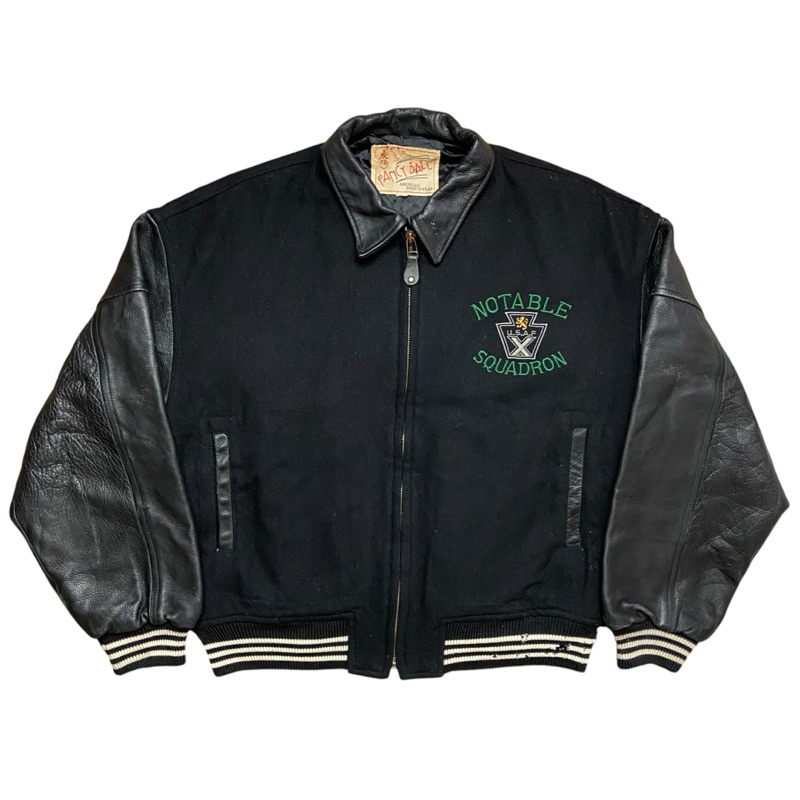 VINTAGE VARSITY NOTABLE SQUADRON LEATHER JACKET