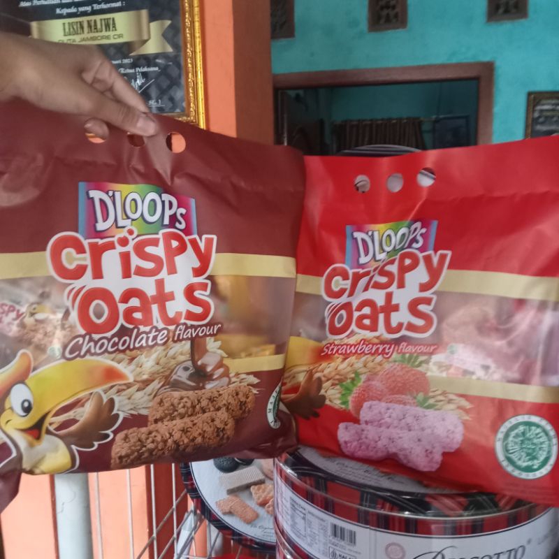 

[isi 40pcs] Dloops Oast Crispy Oats Bag 400gr