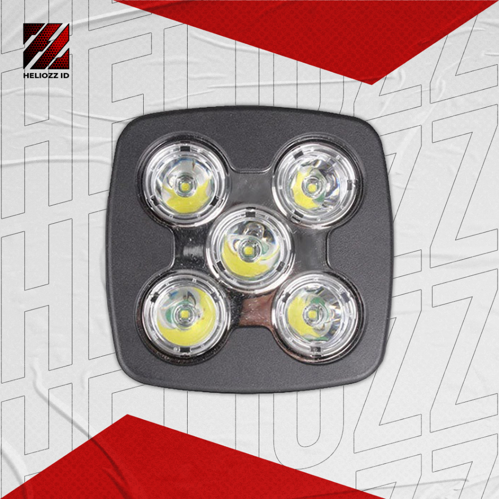 Lampu LED Tembak Sorot 5 Mata 50 Watt 12/24 Volt