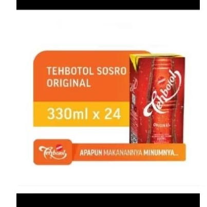 

[TERMURAH] TEH BOTOL SOSRO ORIGINAL 330ml 1DUS isi 24pcs