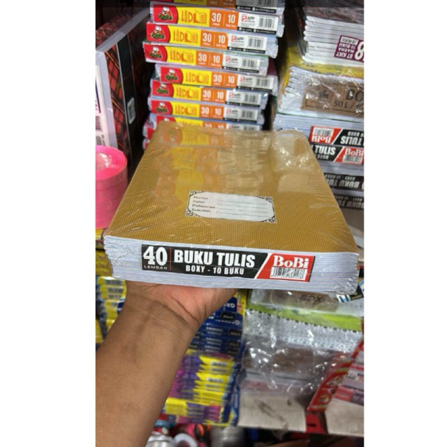 

COD BUKU TULIS BOBI ISI 40 10pcs