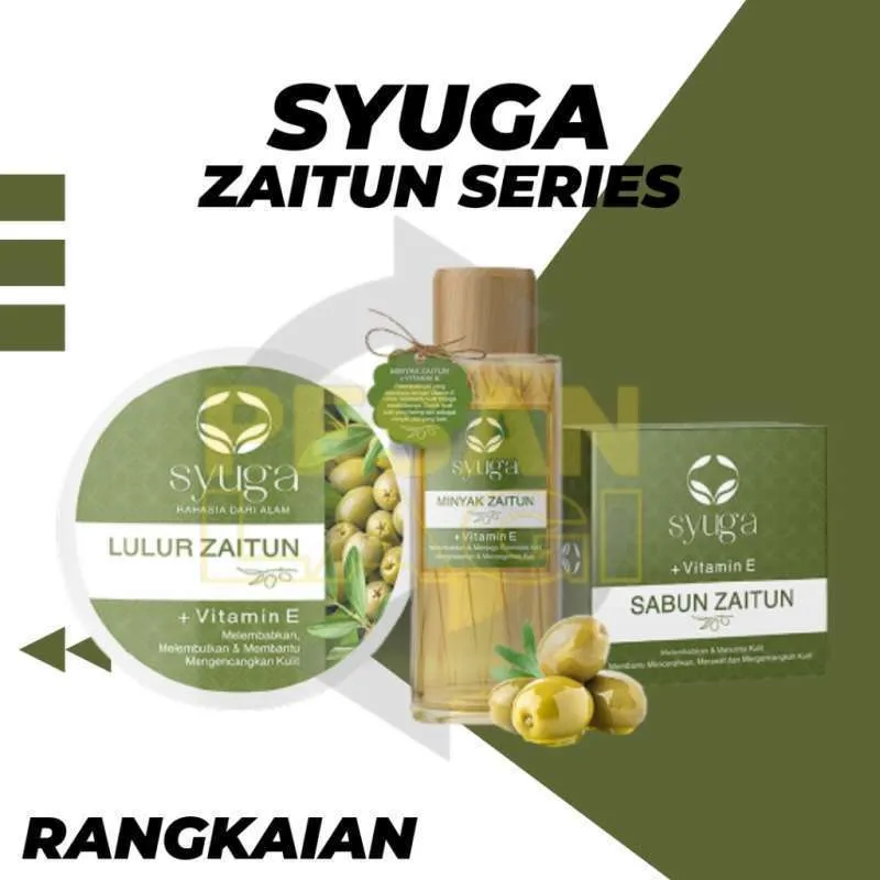 Jual SYUGA Zaitun Soap 100gr | Lulur Zaitun 100gr | Minyak Zaitun 250ml - ZAITUN 150ML